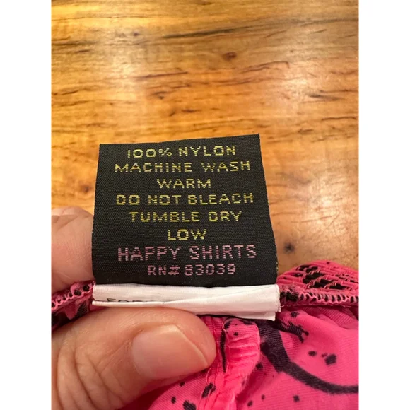 Gecko Hawaii Pink Gecko Print Beach Pants Large Y2K - Picture 10 of 15